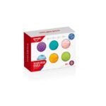 توپ حسی 6 عددی سیلیکونی نوزاد هانگر Huanger